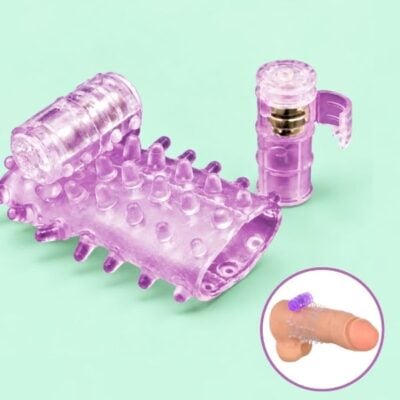 Meia Capa Peniana Com Vibro Importada