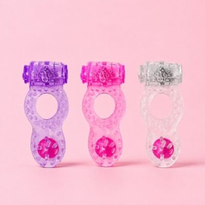 Anel Vibrador Com Pérolas Sexy Import