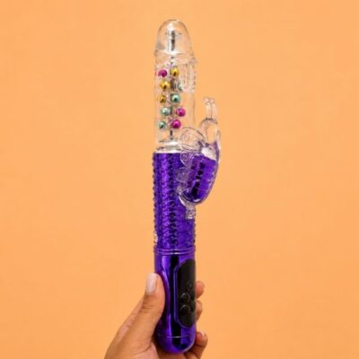 FLY Vibrador Rabbit Rotativo Vai e Vem Recarregável