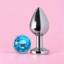 Plug Anal Cônico De Aço Com Joia G