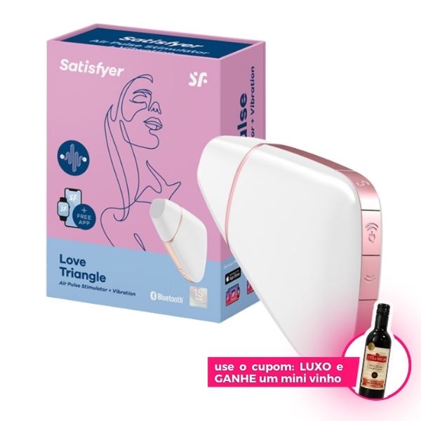 Satisfyer Love Triangle Sugador de Clitóris Com Aplicativo