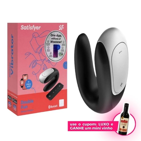 Double Fun Satisfyer Vibrador de Casal Com Aplicativo e Controle Remoto