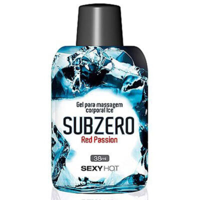 Gel Beijável Subzero Red Passion 38ml Sexy Hot