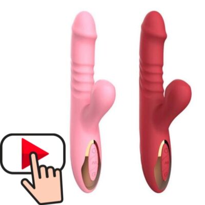 Gabi Vibrador Vai e Vem com Estimulador de Clitóris