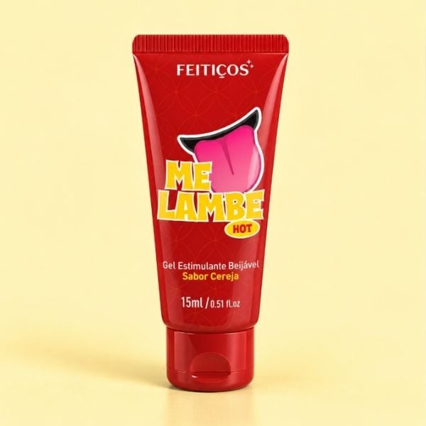 PRODUTOS CUPIDO ATACADO - 2026-10-14T170036.277 Me Lambe Hot Gel Estimulante Beijável (Sabor Cereja) - Imagem 1