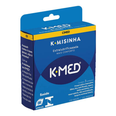 K-Misinha Extralubrificada 3 unidades KMED