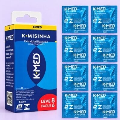 K-Misinha Extralubrificada 8 unidades KMED