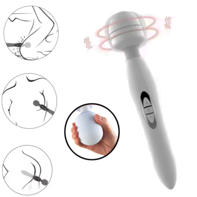 Massageador varinha mágica com cabeça flexível