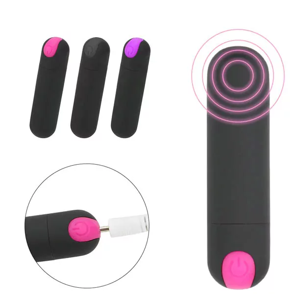 Powerful Bullet Recarregável 10 Modos de Vibração Importado