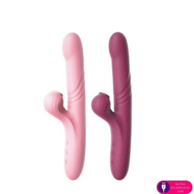 Olivia Vibrador Ponto G com Estimulador Clitoriano