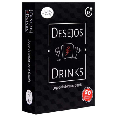 Jogo Desejos e Drinks Para Casais Diversão Ao Cubo