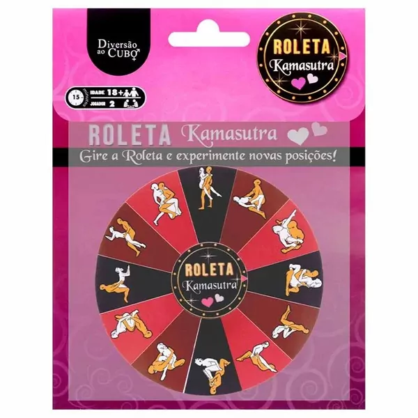 Roleta Kamasutra Jogo Sensual Diversão Ao Cubo