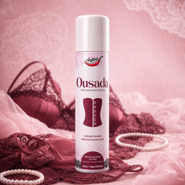 Ousada Desodorante Íntimo em Aerosol 90g Chillies - Imagem 1