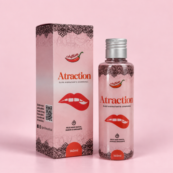 Design sem nome (7) Atraction Óleo Hidratante Corporal 140ml Chillies