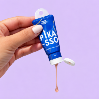 Pikasso Gel Comestível Esquenta, Gela e Vibra 18g Pepper Blend