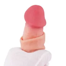 Dildo Super Realístico Dupla Camada Ventosa Removível 22,0 X 4,0 cm SI