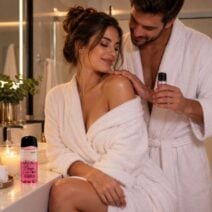 Desejo Óleo Bifásico de Massagem Morango com Champanhe Garji