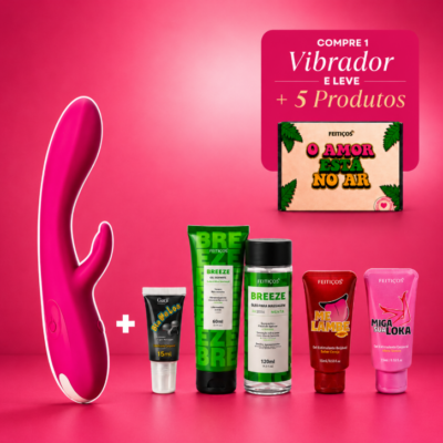Kit Compre 1 Leve 6 — Vibrador Recarregável + 5 Géis Funcionais