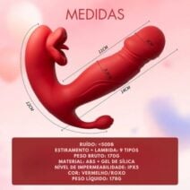 Clô Vibrador Vai e Vem 3 em 1 por Aplicativo