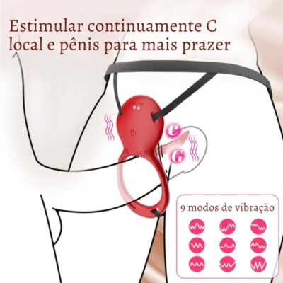 Zuri Vibrador de Calcinha Com Alça Ajustável Por Aplicativo