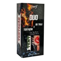 Duo Tentação e No Talo Óleo Esquenta e Esfria Beijável e Óleo para Garganta Profunda 25ml Garji