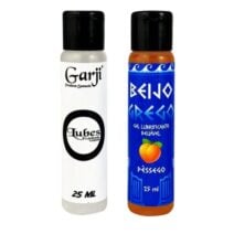 Duo Lubes + Beijo Grego Gel Lubrificante e Lubrificante Beijável Pêssego 25ml Garji