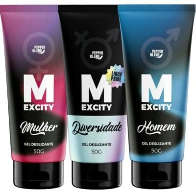 M Excity Gel de Massagem Comestível 50g Pepper Blend