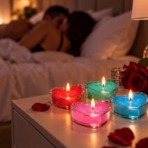 Fogo da Paixão Vela de Massagem Beijável com Glitter 20g Sexy Fantasy