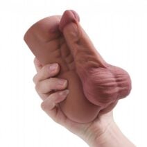 Masturbador Masculino Formato de Corpo e Ânus Masculino 15,5 x 8,5cm