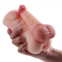 Masturbador Masculino Formato de Corpo e Ânus Masculino 15,5 x 8,5cm