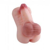 Masturbador Masculino Formato de Corpo e Ânus Masculino 15,5 x 8,5cm