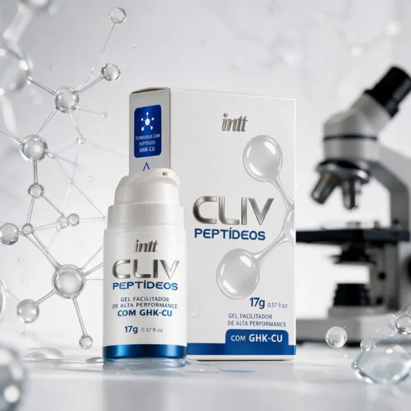 Frasco spray do gel facilitador anal CLIV Peptídeos Intt de 17ml