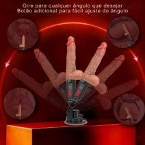 Mete Fundo Prótese Realista Com Vibração e Controle Remoto - Imagem 5