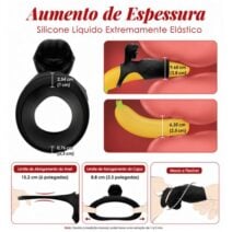 Biro Capa Peniana com Anel e estimulador em formato de boca